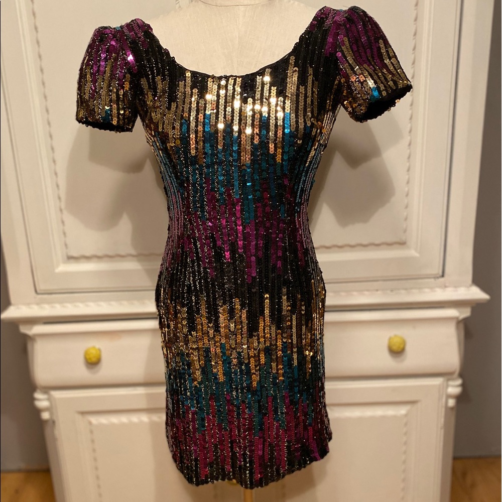 Vintage Alyce Design Sequin Dress Size 6